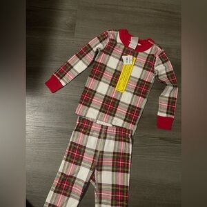 Hanna Andersson Pajamas Red/Checkered Print